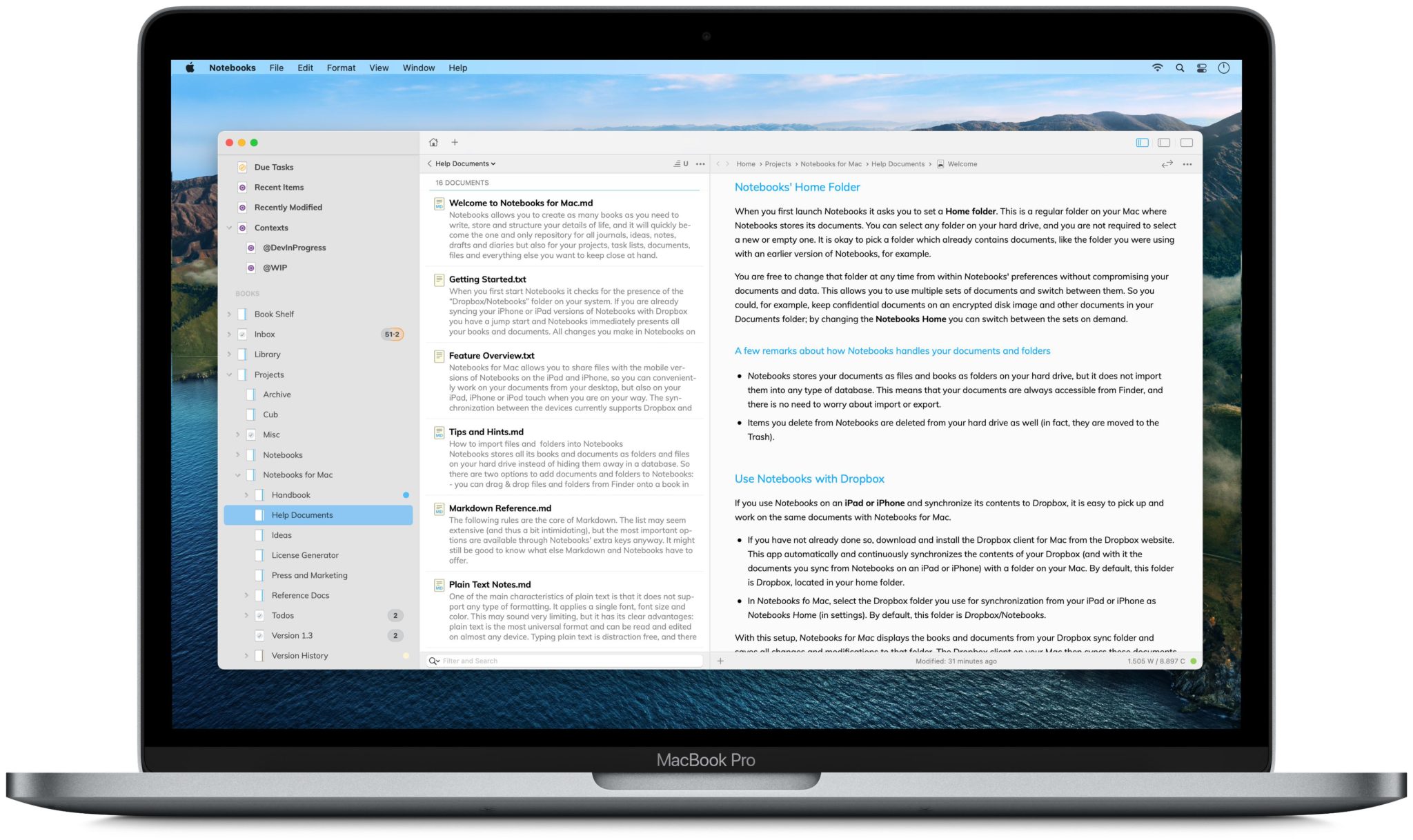 Notebooks for mac download free